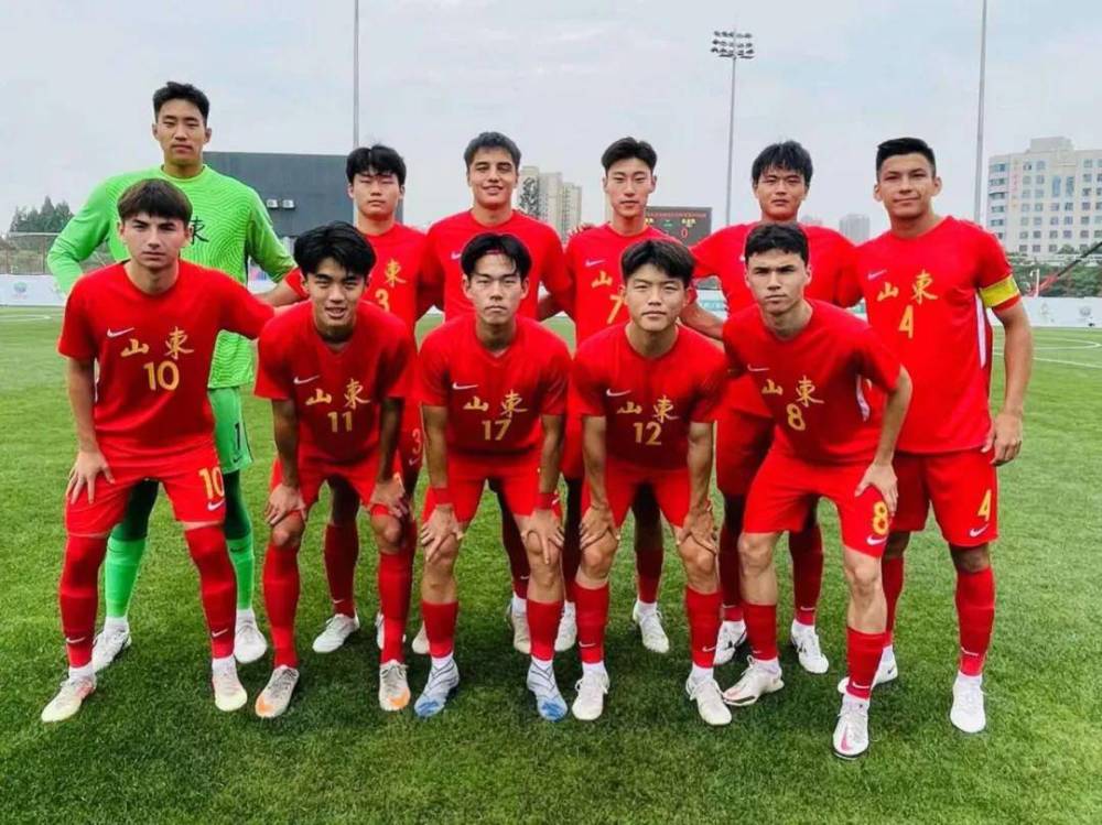 全运会U20男足资格赛，山东队以2-0战胜辽宁队，取得开门红